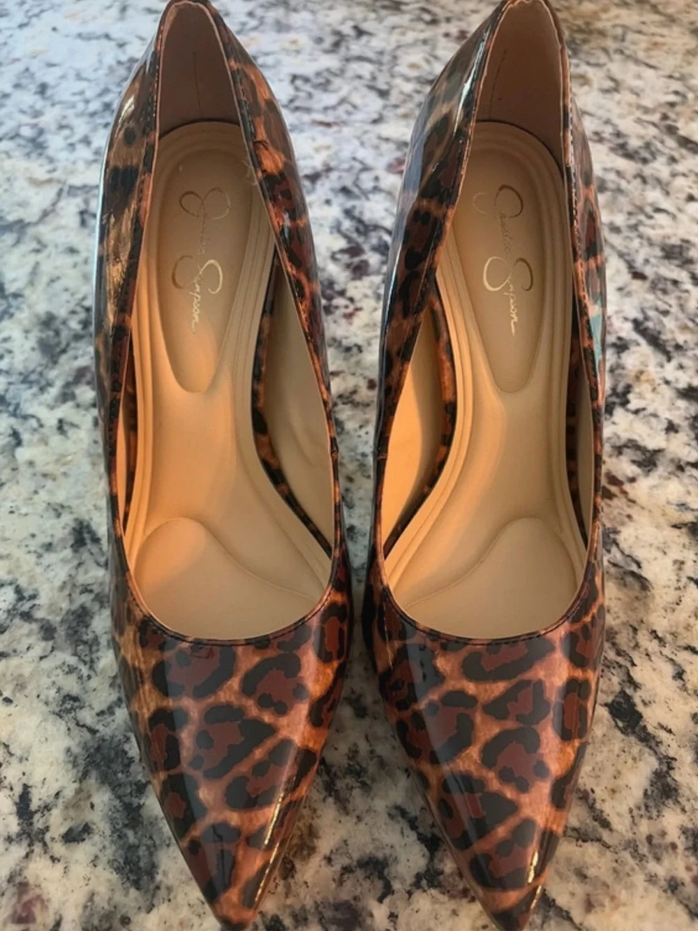JESSICA SIMPSON♦️ LEOPARD STILETTO - Picture 4 of 15